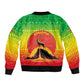 Ethiopia Christmas Bomber Jacket Mountain Gazelle Sunset Ethiopian Flag - African Pride
