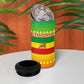 Ethiopia Christmas 4 in 1 Can Cooler Tumbler Mountain Gazelle Sunset Ethiopian Flag - African Pride
