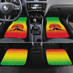 Ethiopia Christmas Car Mats Mountain Gazelle Sunset Ethiopian Flag - African Pride