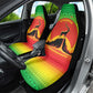 Ethiopia Christmas Car Seat Cover Mountain Gazelle Sunset Ethiopian Flag - African Pride