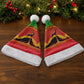 Ethiopia Christmas Santa Hat Mountain Gazelle Sunset Ethiopian Flag - African Pride