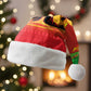 Ethiopia Christmas Santa Hat Mountain Gazelle Sunset Ethiopian Flag - African Pride