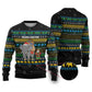 Tanzania Christmas Ugly Christmas Sweater African Santa Riding Elephant Snowflakes - African Pride