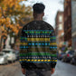Tanzania Christmas Long Sleeve Shirt African Santa Riding Elephant Snowflakes - African Pride