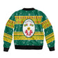 Togo Christmas Bomber Jacket African Santa Lion Drummer Gingerbread - African Pride