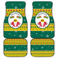 Togo Christmas Car Mats African Santa Lion Drummer Gingerbread - African Pride