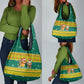 Togo Christmas Grocery Bag African Santa Lion Drummer Gingerbread - African Pride