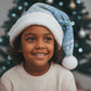 Seychelles Christmas Santa Hat Ocean Blue Marlin Fish Artwork and Surfing Santa Motif - African Pride