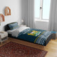 Sierra Leone Christmas Bedding Set Ornamental Coat of Arms and Festive Motif - African Pride