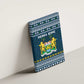Sierra Leone Christmas Canvas Wall Art Ornamental Coat of Arms and Festive Motif - African Pride