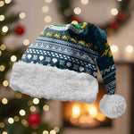 Sierra Leone Christmas Santa Hat Ornamental Coat of Arms and Festive Motif - African Pride