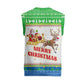 Sierra Leone Christmas Knitted V-Neck Vest Festive Pattern Golden Lion Emblem and Santa Sleigh - African Pride