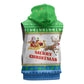 Sierra Leone Christmas Sleeveless Hoodie Festive Pattern Golden Lion Emblem and Santa Sleigh - African Pride