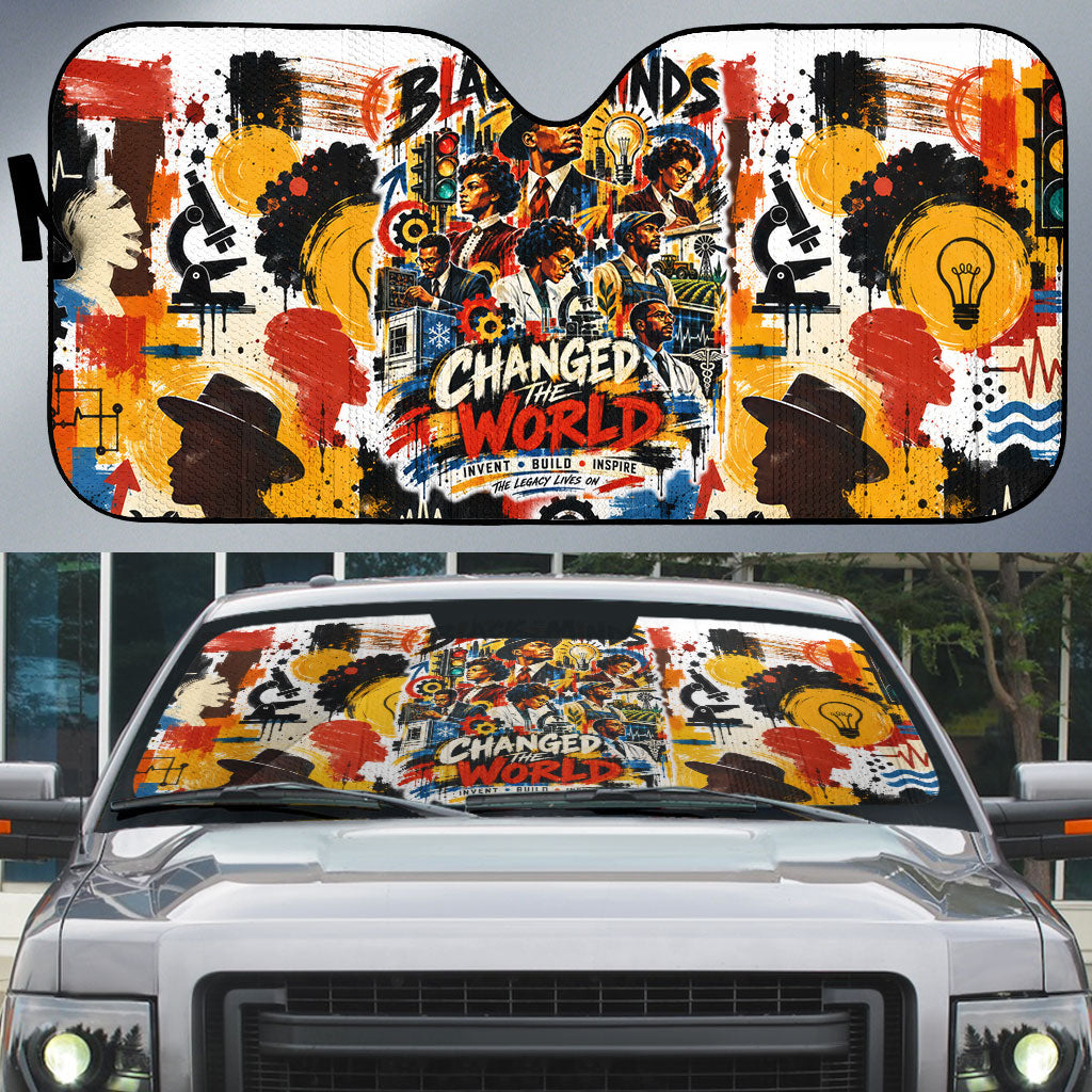 Black Inventors Auto Sun Shade African American Inventions - Vintage Artistic Innovation Legacy