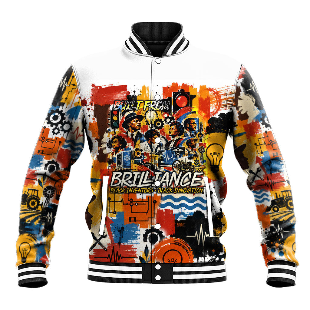 Black Inventors Baseball Jacket African American Inventions - Vintage Artistic Innovation Legacy