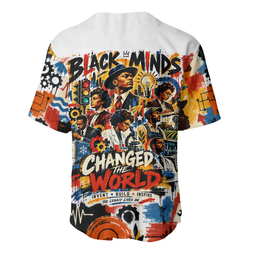 Black Inventors Baseball Jersey African American Inventions - Vintage Artistic Innovation Legacy
