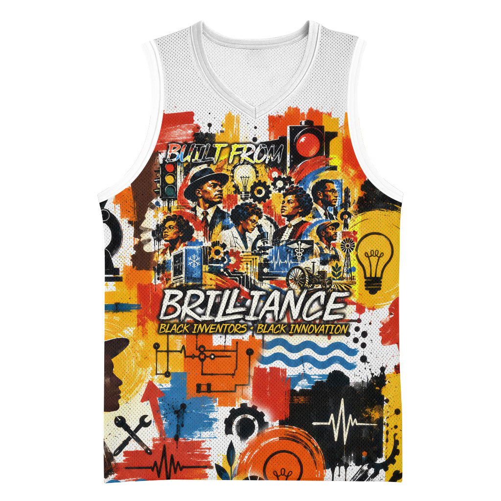 Black Inventors Basketball Jersey African American Inventions - Vintage Artistic Innovation Legacy