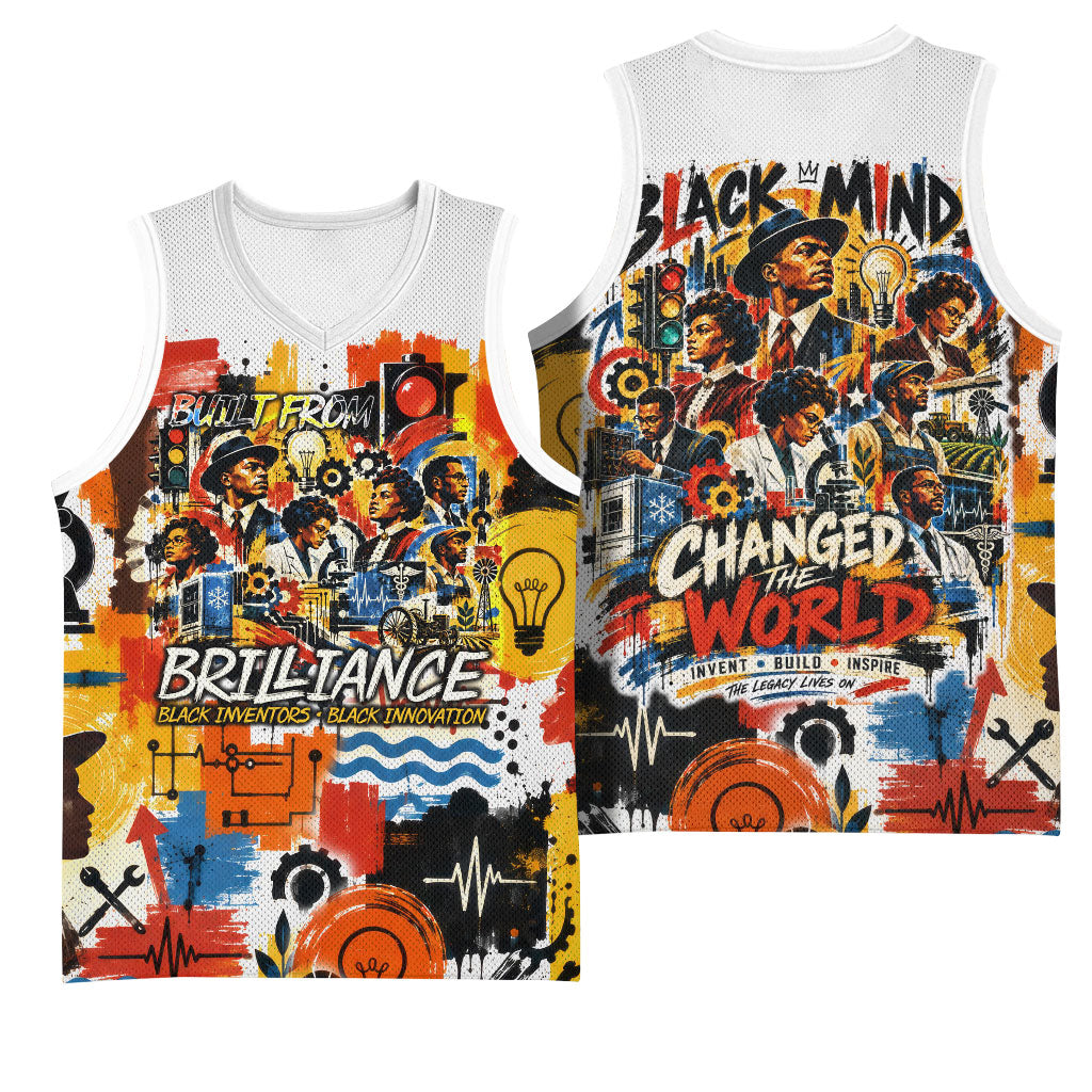 Black Inventors Basketball Jersey African American Inventions - Vintage Artistic Innovation Legacy