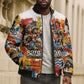 Black Inventors Bomber Puffer Jacket African American Inventions - Vintage Artistic Innovation Legacy