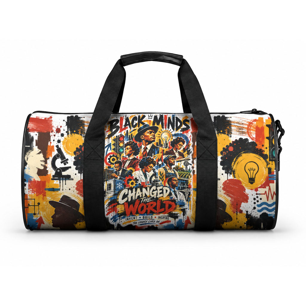 Black Inventors Duffle Bag African American Inventions - Vintage Artistic Innovation Legacy