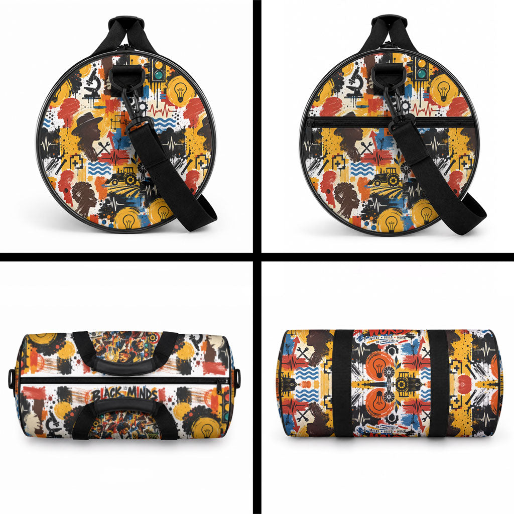 Black Inventors Duffle Bag African American Inventions - Vintage Artistic Innovation Legacy