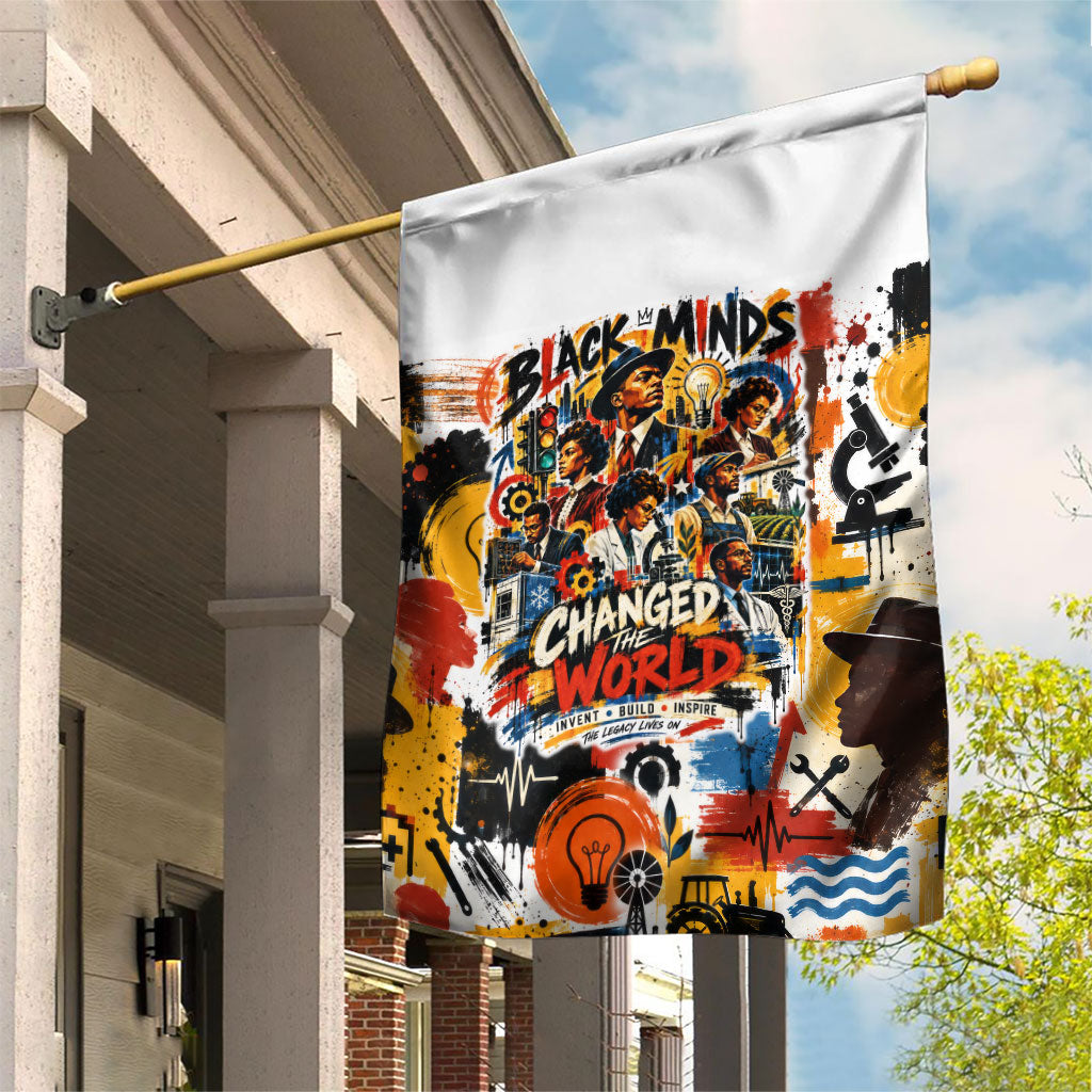 Black Inventors Garden Flag African American Inventions - Vintage Artistic Innovation Legacy