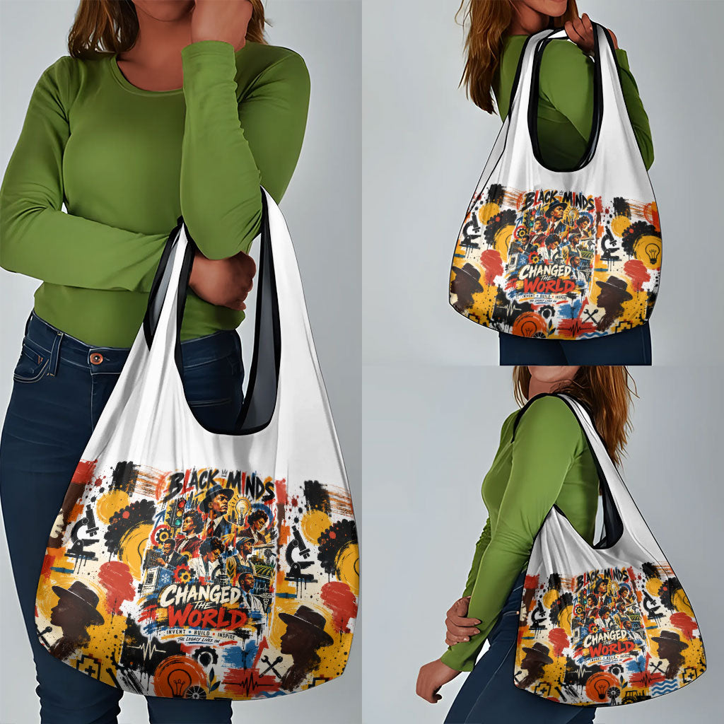 Black Inventors Grocery Bag African American Inventions - Vintage Artistic Innovation Legacy
