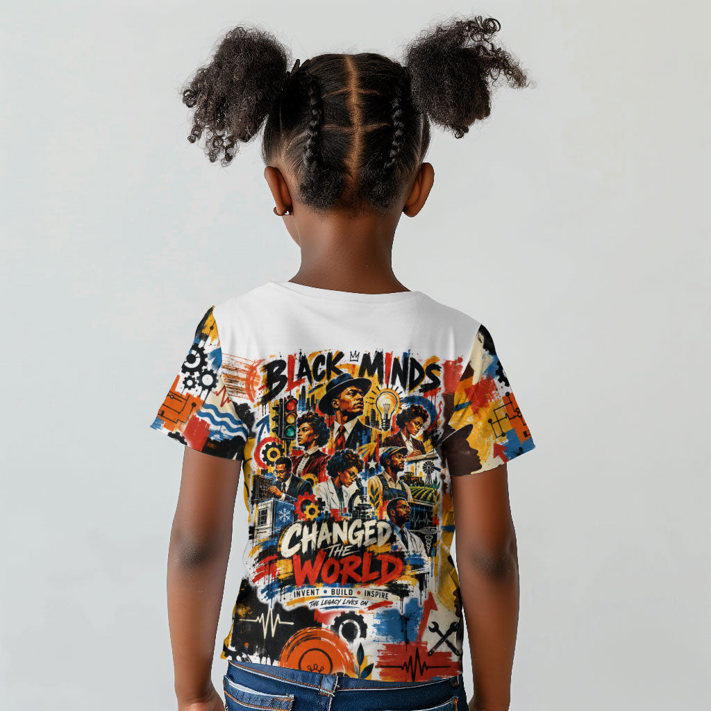 Black Inventors Kid T shirt African American Inventions - Vintage Artistic Innovation Legacy
