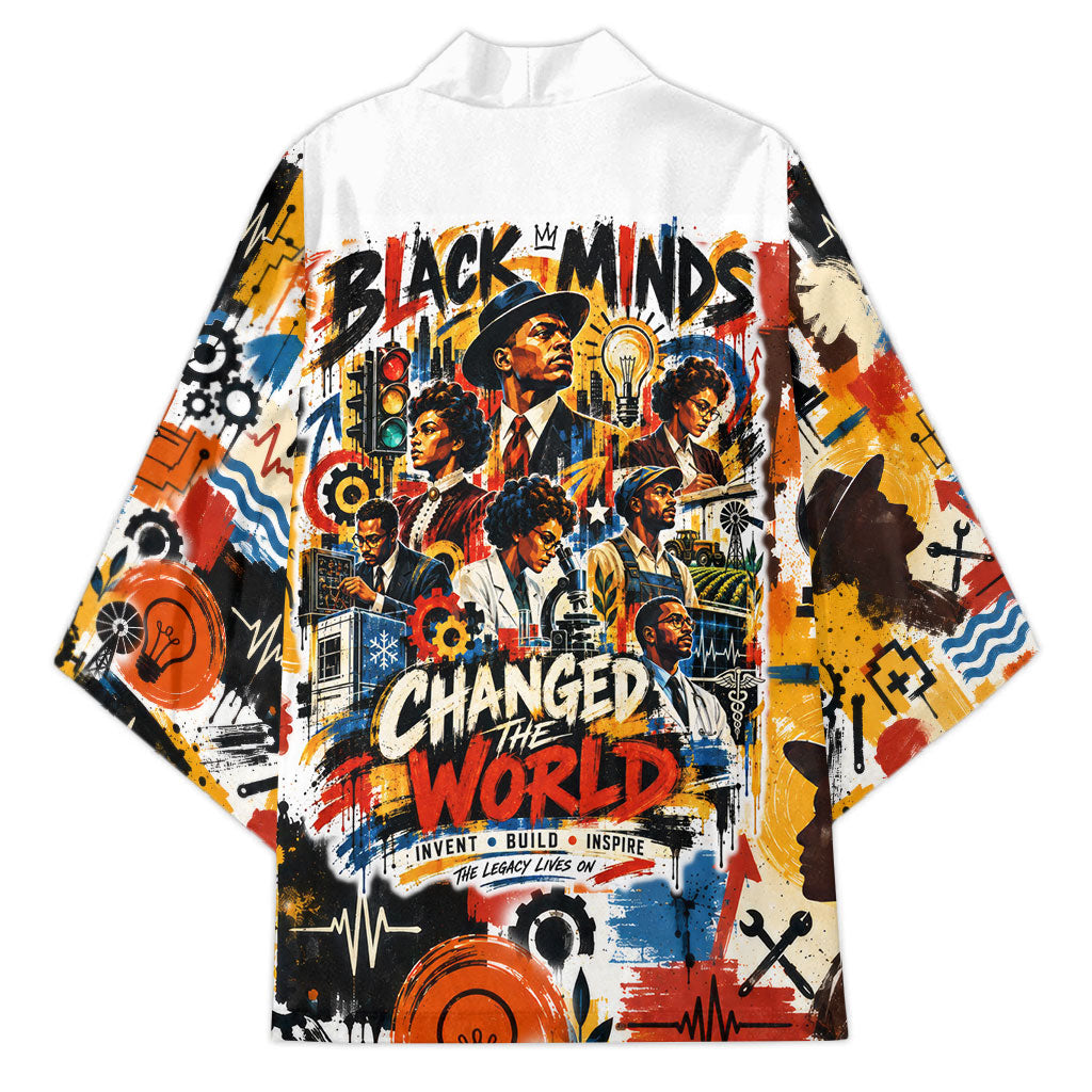 Black Inventors Kimono African American Inventions - Vintage Artistic Innovation Legacy