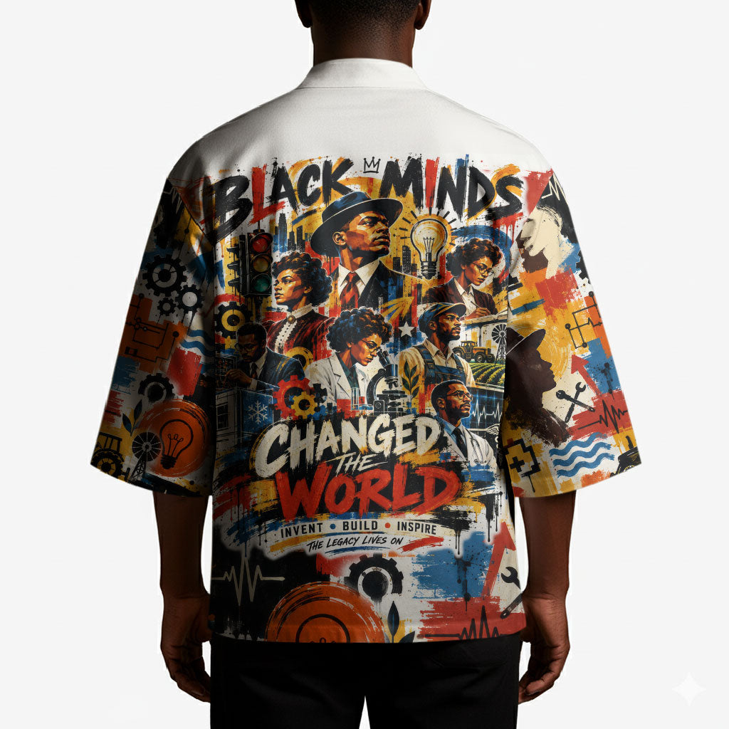 Black Inventors Kimono African American Inventions - Vintage Artistic Innovation Legacy
