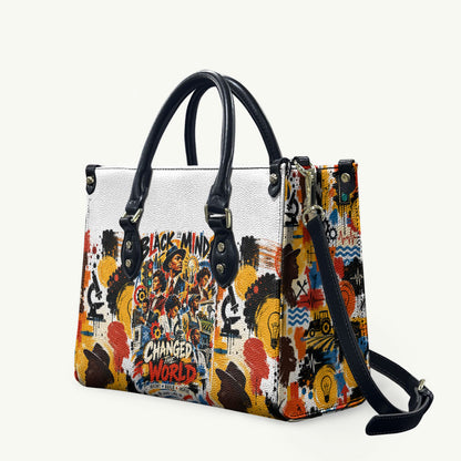 Black Inventors Leather Bag African American Inventions - Vintage Artistic Innovation Legacy