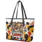 Black Inventors Leather Tote Bag African American Inventions - Vintage Artistic Innovation Legacy