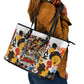 Black Inventors Leather Tote Bag African American Inventions - Vintage Artistic Innovation Legacy
