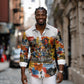 Black Inventors Long Sleeve Button Shirt African American Inventions - Vintage Artistic Innovation Legacy