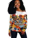 Black Inventors Off Shoulder Sweater African American Inventions - Vintage Artistic Innovation Legacy