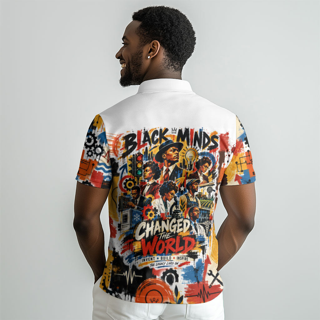 Black Inventors Polo Shirt African American Inventions - Vintage Artistic Innovation Legacy