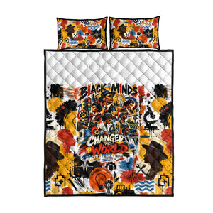 Black Inventors Quilt Bed Set African American Inventions - Vintage Artistic Innovation Legacy