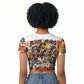 Black Inventors Raglan Cropped T shirt African American Inventions - Vintage Artistic Innovation Legacy