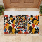 Black Inventors Rubber Doormat African American Inventions - Vintage Artistic Innovation Legacy