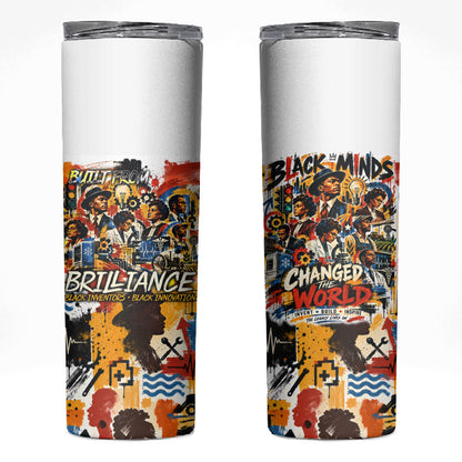 Black Inventors Skinny Tumbler African American Inventions - Vintage Artistic Innovation Legacy