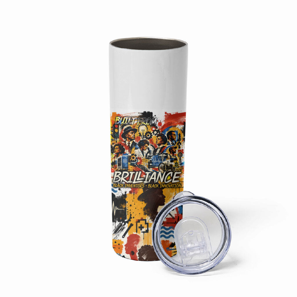 Black Inventors Skinny Tumbler African American Inventions - Vintage Artistic Innovation Legacy