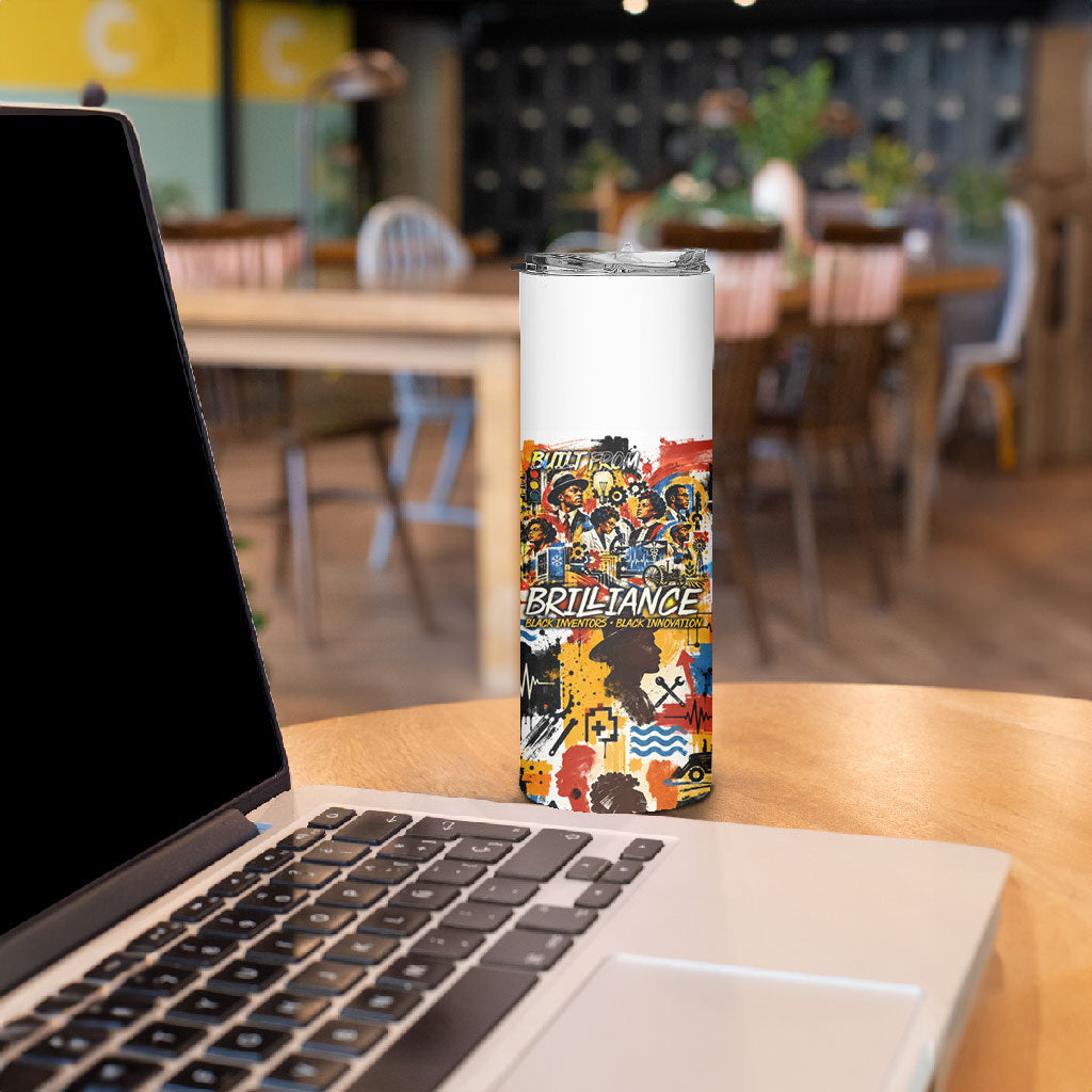 Black Inventors Skinny Tumbler African American Inventions - Vintage Artistic Innovation Legacy
