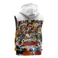 Black Inventors Sleeveless Zip Hoodie African American Inventions - Vintage Artistic Innovation Legacy
