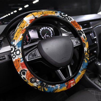 Black Inventors Steering Wheel Cover African American Inventions - Vintage Artistic Innovation Legacy