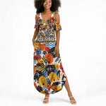 Black Inventors Summer Maxi Dress African American Inventions - Vintage Artistic Innovation Legacy