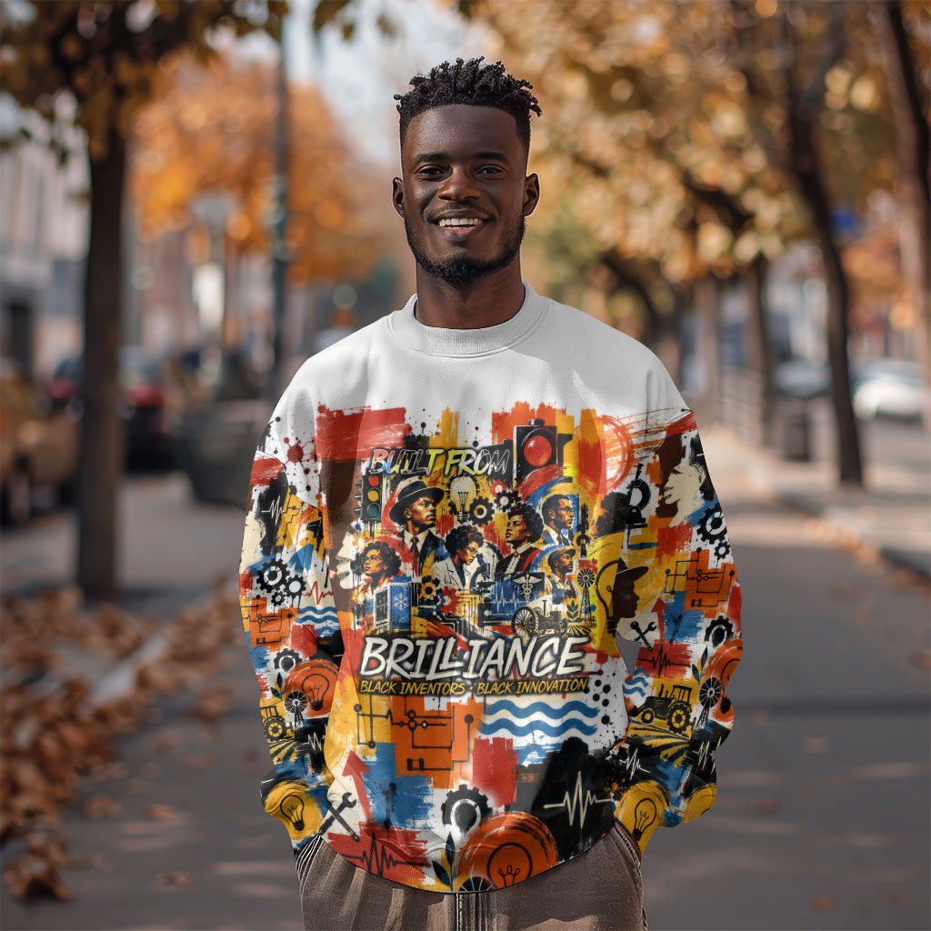 Black Inventors Sweatshirt African American Inventions - Vintage Artistic Innovation Legacy