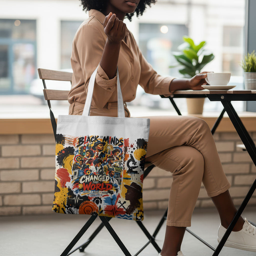Black Inventors Tote Bag African American Inventions - Vintage Artistic Innovation Legacy