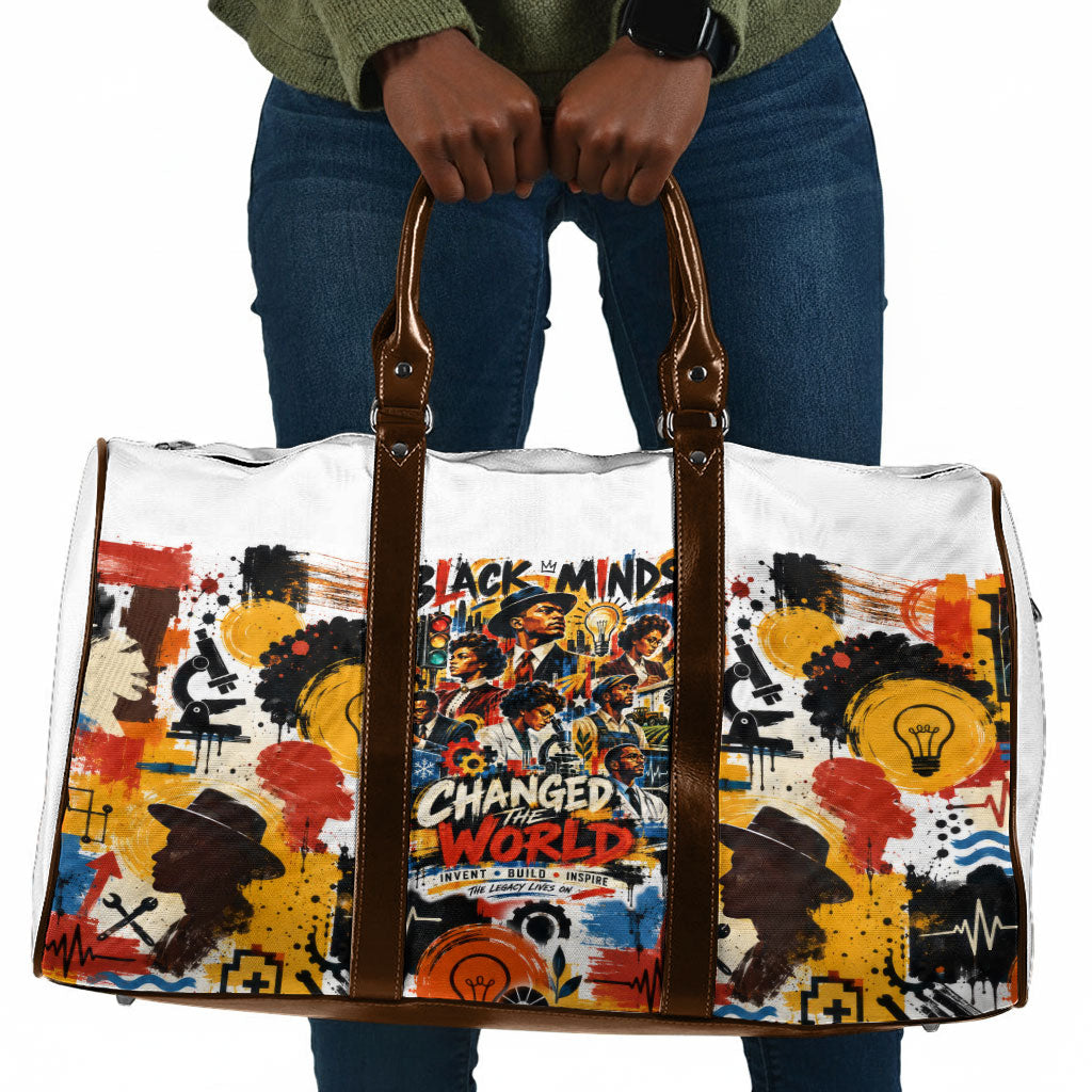 Black Inventors Travel Bag African American Inventions - Vintage Artistic Innovation Legacy
