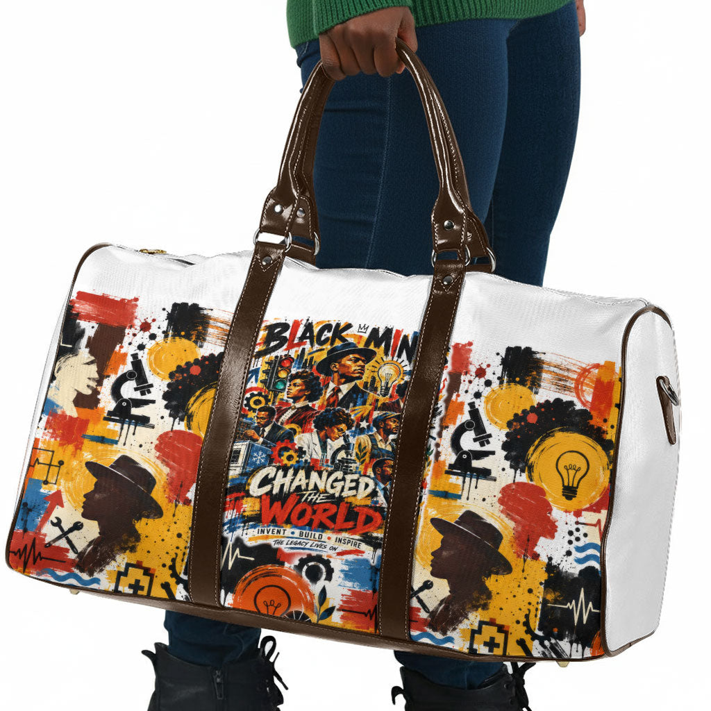 Black Inventors Travel Bag African American Inventions - Vintage Artistic Innovation Legacy