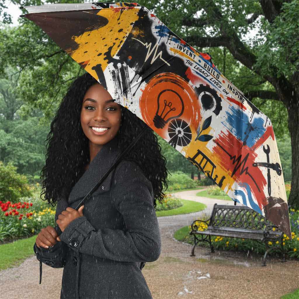 Black Inventors Umbrella African American Inventions - Vintage Artistic Innovation Legacy